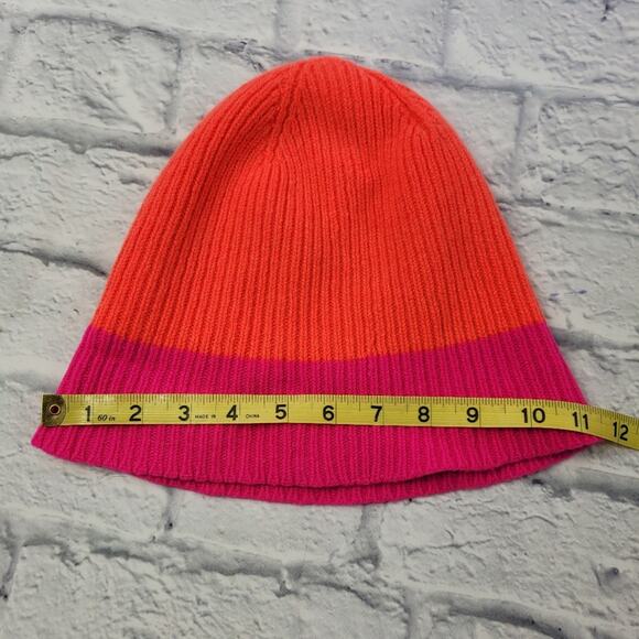 La Fetiche Mikey Pure New Wool Neon Ribbed Beanie made in Scotland Collab France